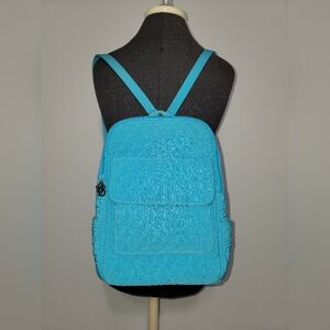 Turquoise Quilted Vera Bradley Backpack